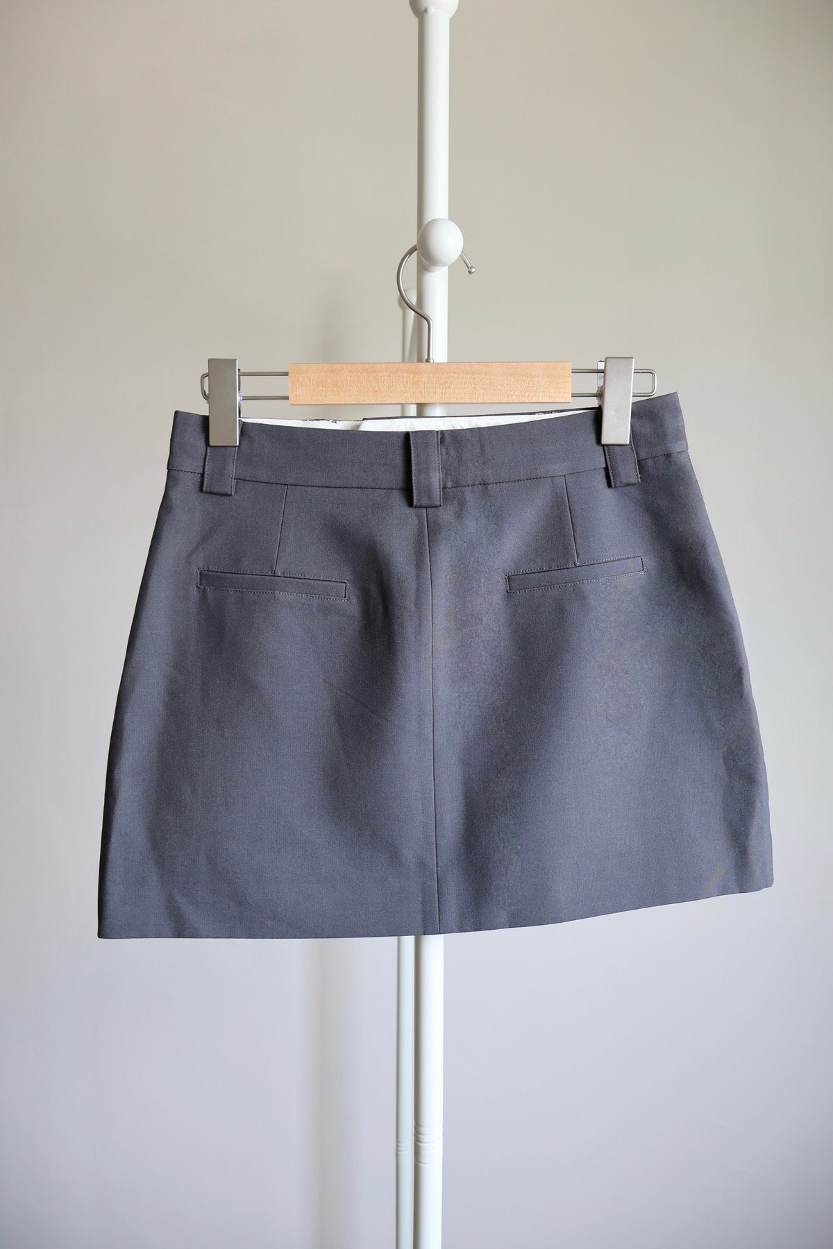 Graphite Mini Skort