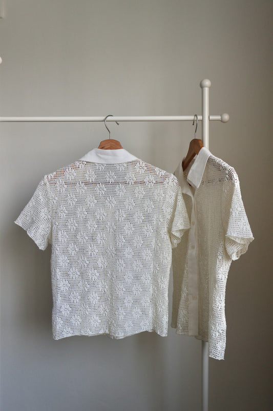 Crochet Lattice Polo