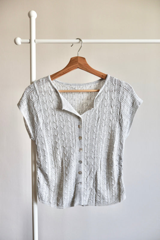 Birch Cable Knit Top