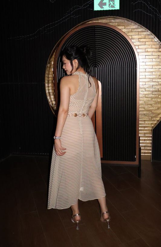 Ripple Striped Dress