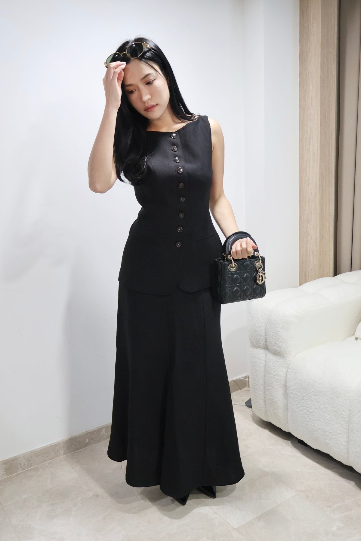 Sculpt Vest & Skirt Set