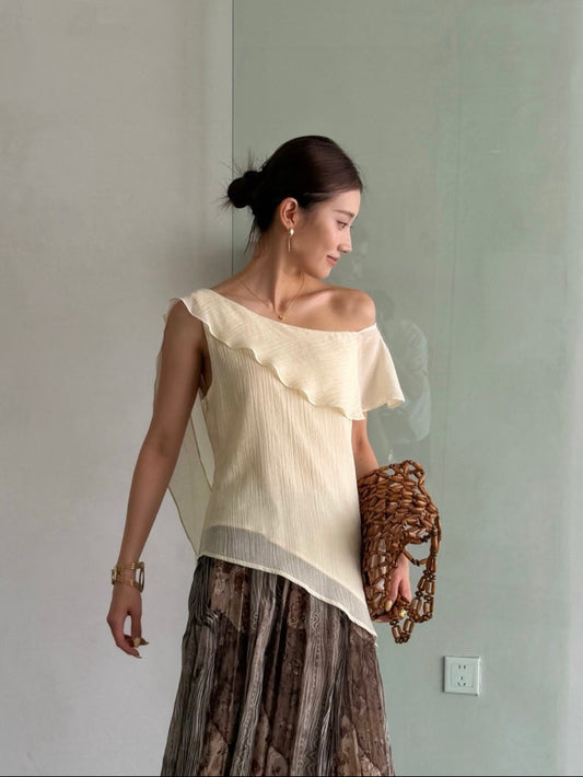 Ember One-Shoulder Top