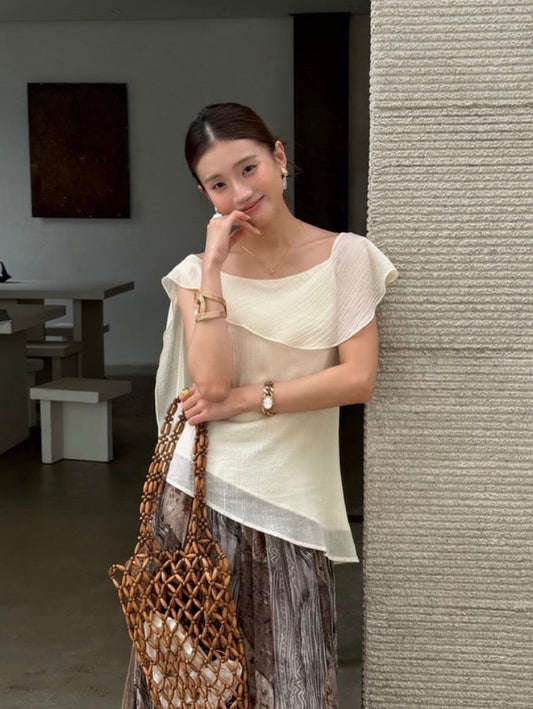 Ember One-Shoulder Top