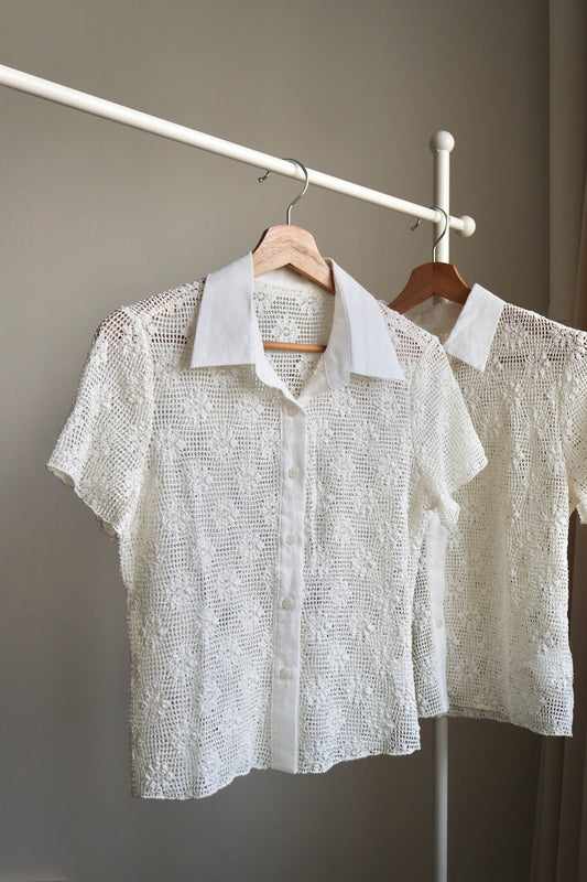 Crochet Lattice Polo
