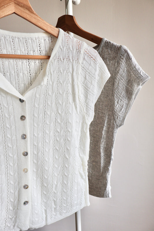 Birch Cable Knit Top