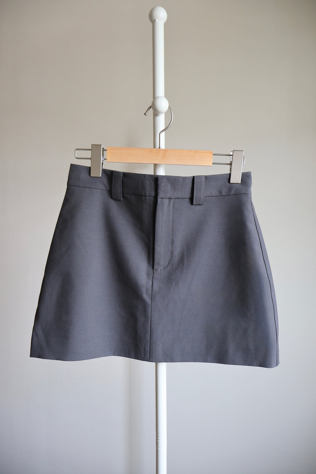 Graphite Mini Skort