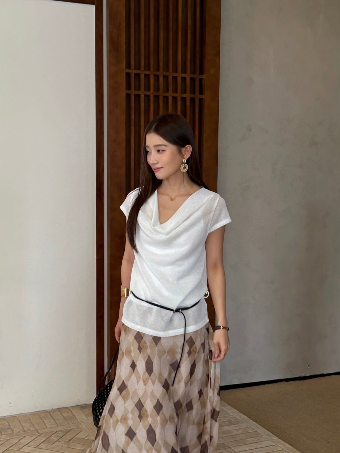 Oatmere Draped Knit Top