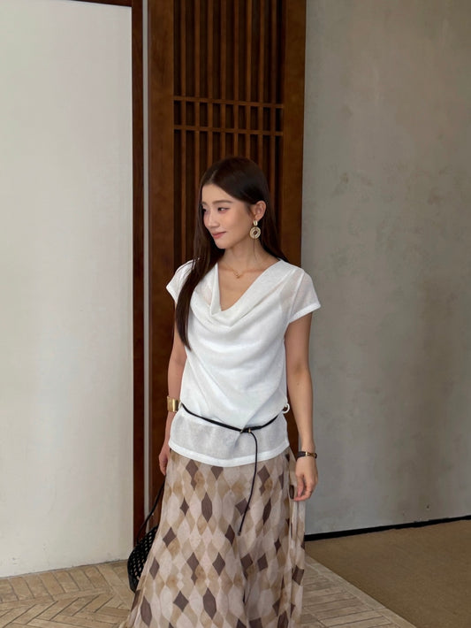 Oatmere Draped Knit Top