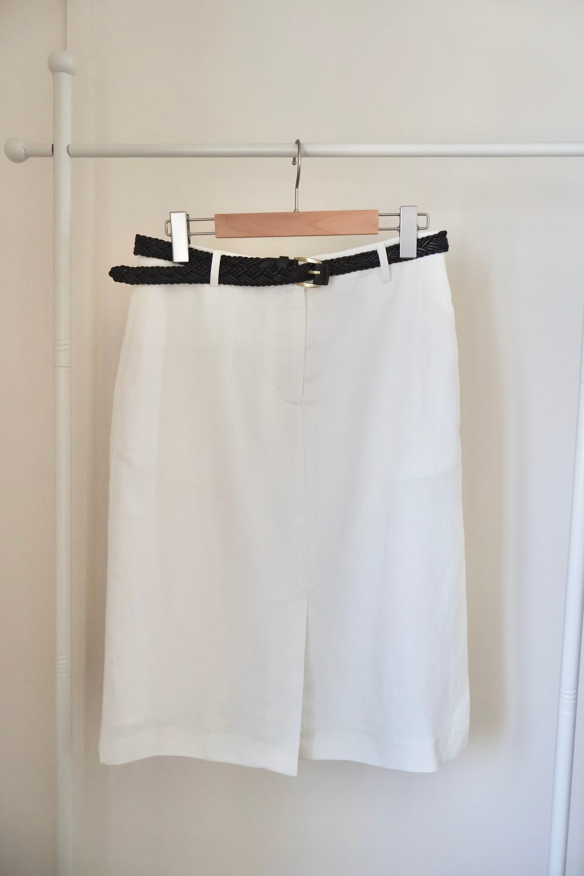 Flax Pencil Skirt