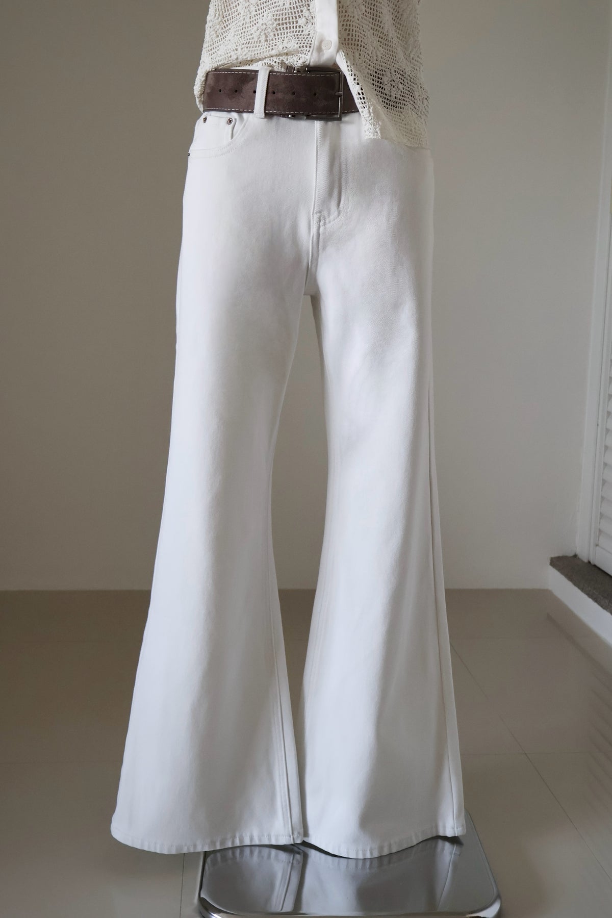 Chalk Flare Jeans