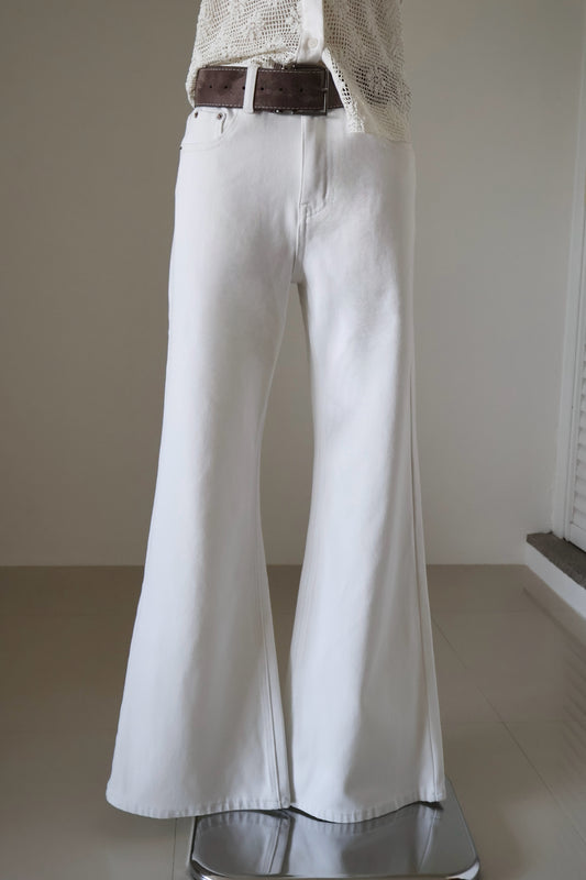 Chalk Flare Jeans