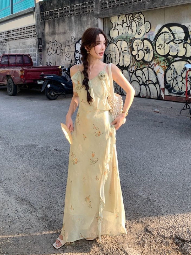 Petalfall Maxi Dress