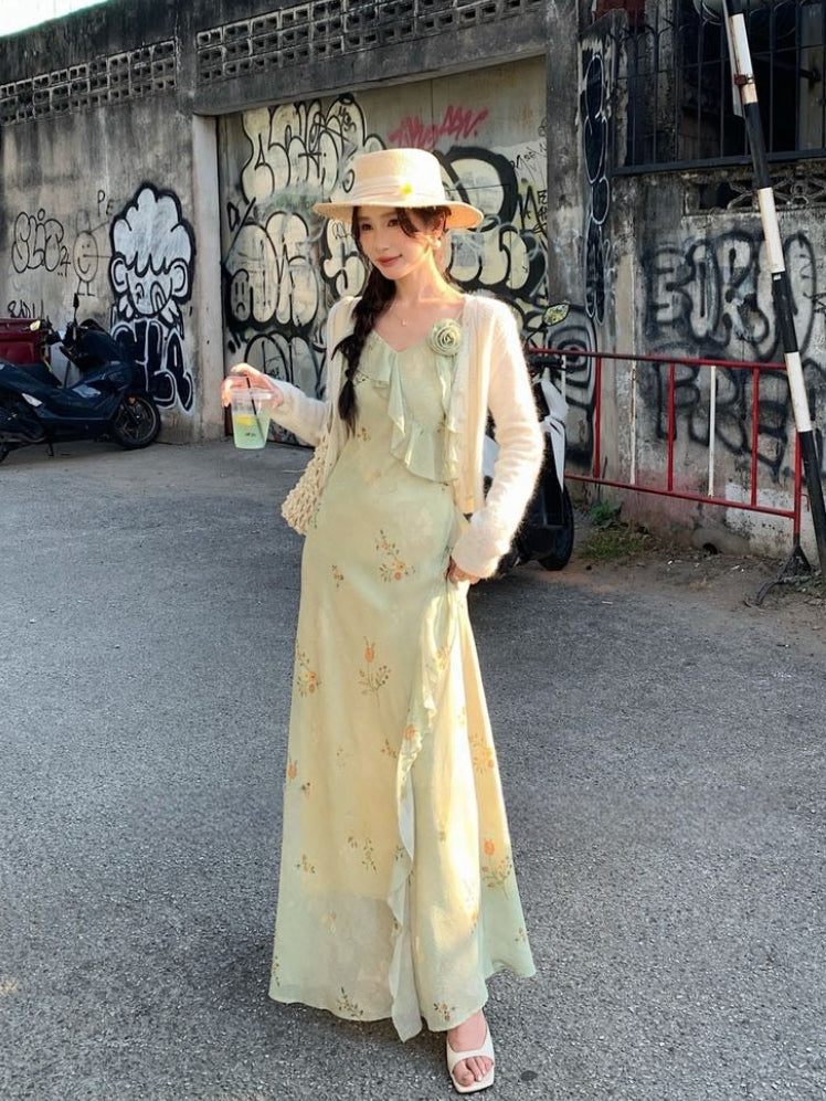 Petalfall Maxi Dress